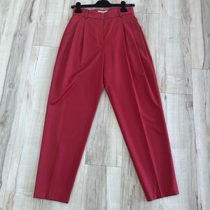 Chic Red Women's Trousers